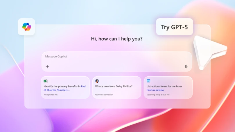 GPT-5 llega a Microsoft 365 Copilot: el futuro del trabajo inteligente ya está aquí